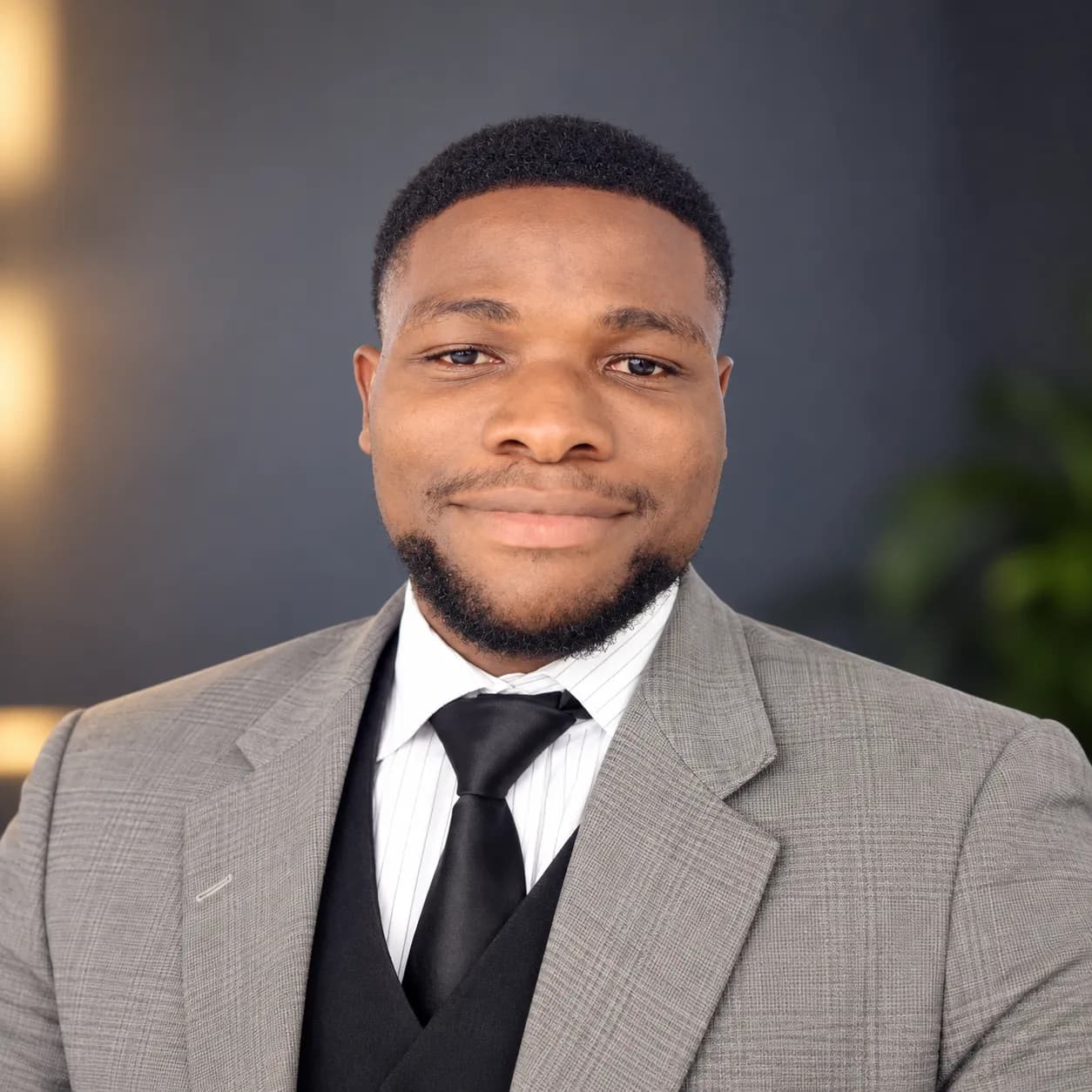 Portrait of Pastor Ifeanyi Jerry, Associate Pastor of Worldlight International Church